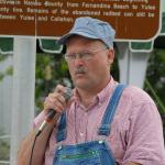 That is John Hendricks at the dedication of the historical marker.